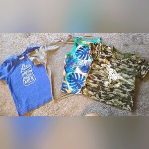 Bundle Of 4 Shirts Size 4/5 Various Colors